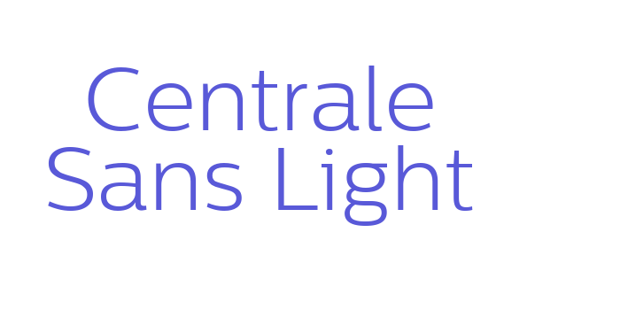 Centrale Sans Light Font