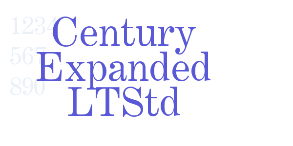 Century Expanded LTStd font free