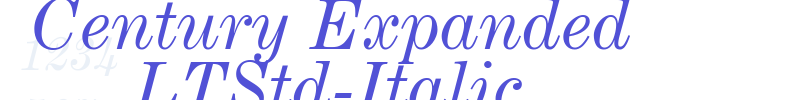 Century Expanded LTStd-Italic-font