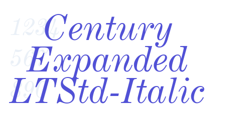 Century Expanded LTStd-Italic-font-download