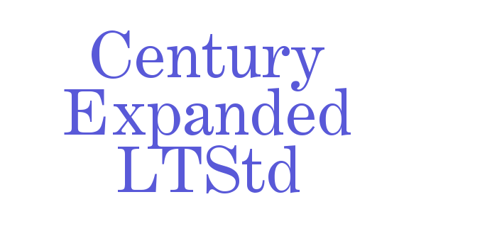 Century Expanded LTStd Font Download