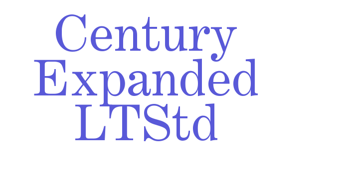 Century Expanded LTStd Font