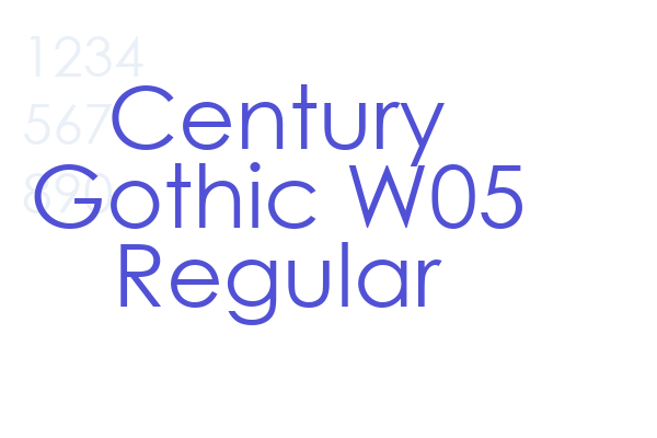 Century Gothic W05 Regular