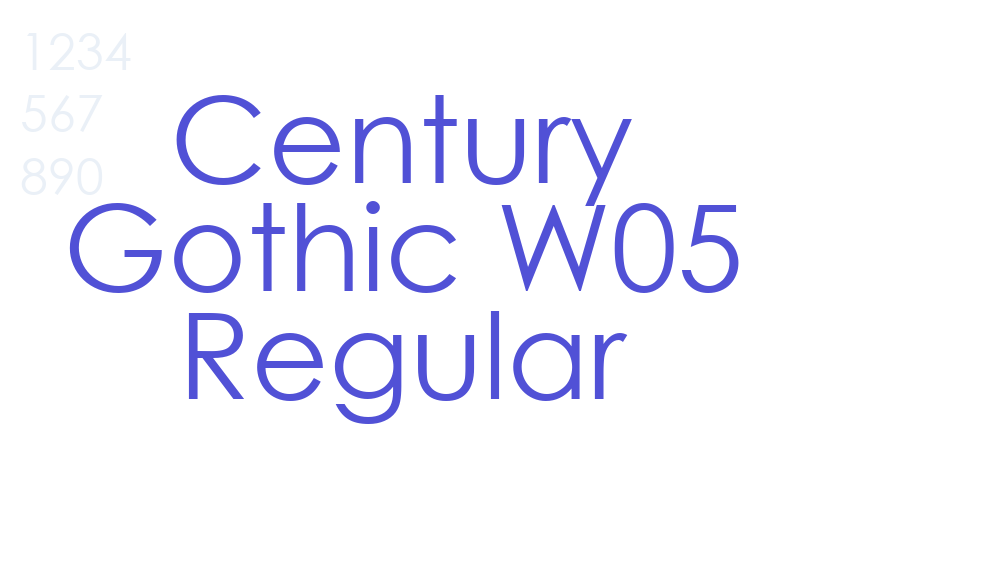 Century Gothic W05 Regular-font-download