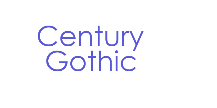 Century Gothic Font Download