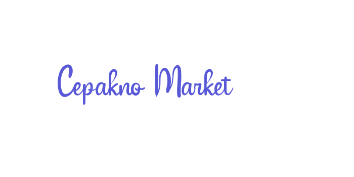 Cepakno Market Font Download