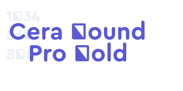 Cera Round Pro Bold font free