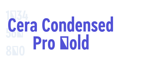Cera Condensed Pro Bold-font-download