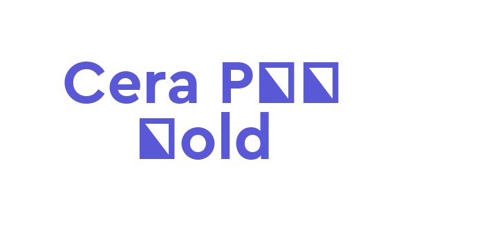 Cera PRO Bold Font Download