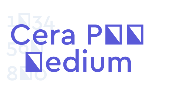 Cera PRO Medium Font