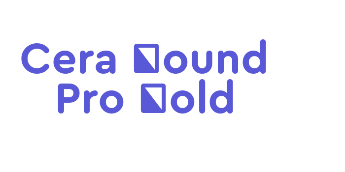 Cera Round Pro Bold Font Download