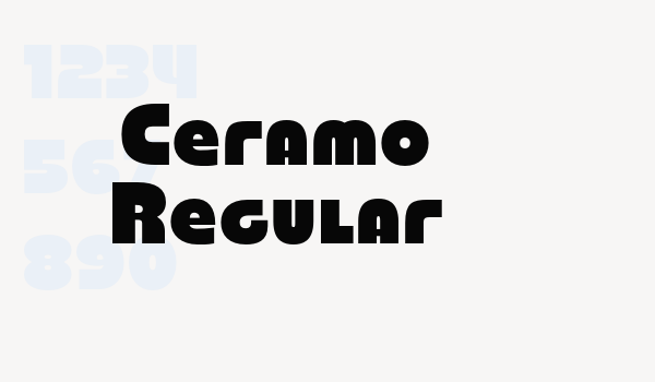 Ceramo Regular Font