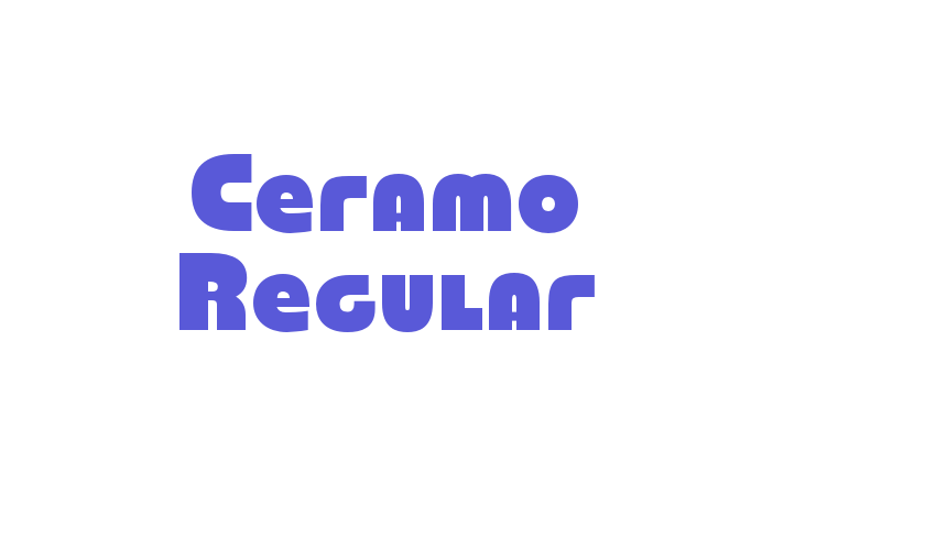 Ceramo Regular Font Download