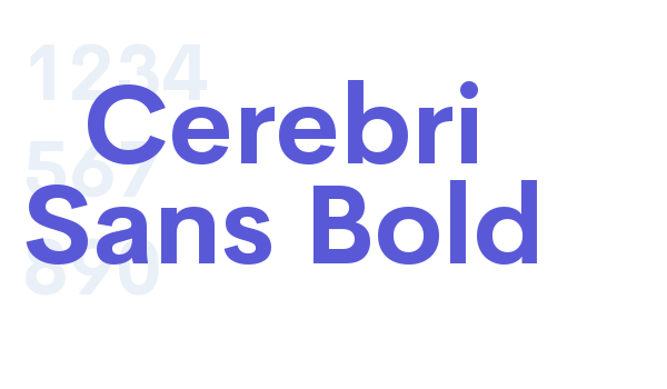 Cerebri Sans Bold Font