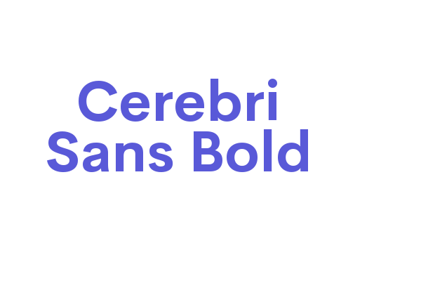 Cerebri Sans Bold Font