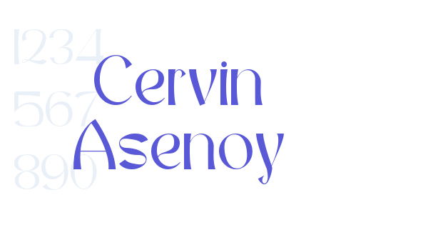 Cervin Asenoy Font