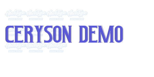 Ceryson Demo font