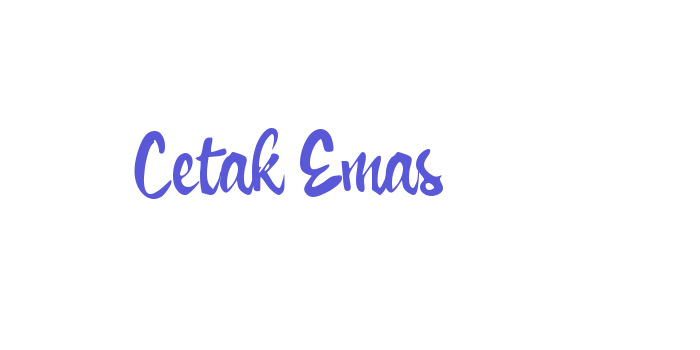 Cetak Emas Font