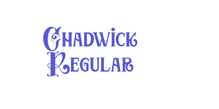 Chadwick Regular Font Download