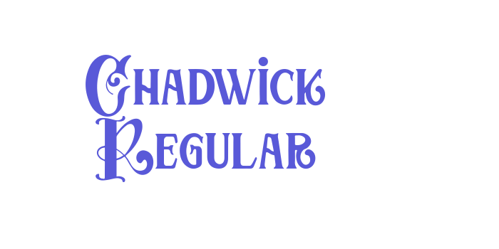 Chadwick Regular Font