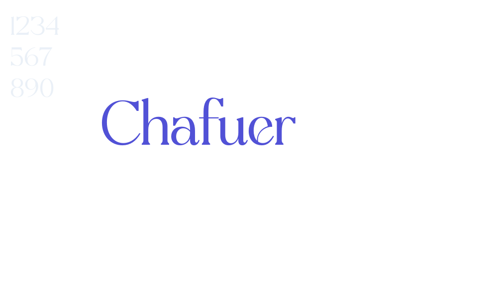 Chafuer-font-download