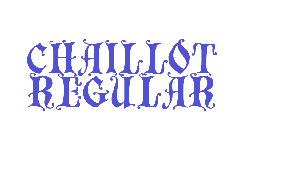 Chaillot Regular-font-download