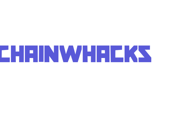 Chainwhacks Font