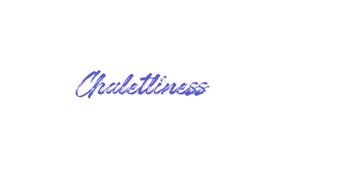 Chaletliness Font Download