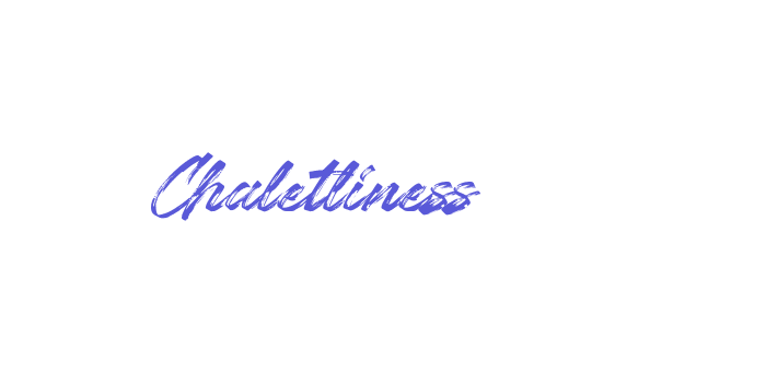 Chaletliness Font