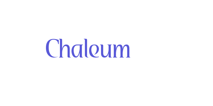 Chaleum Font Download