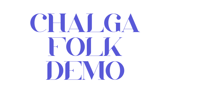 Chalga Folk Demo Font Download