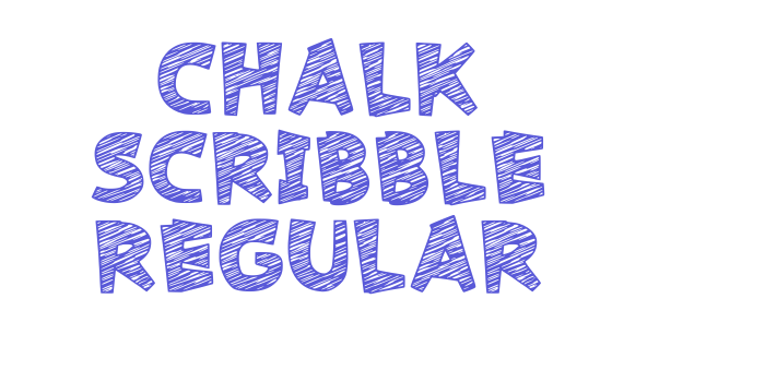 Chalk Scribble Regular Font Download