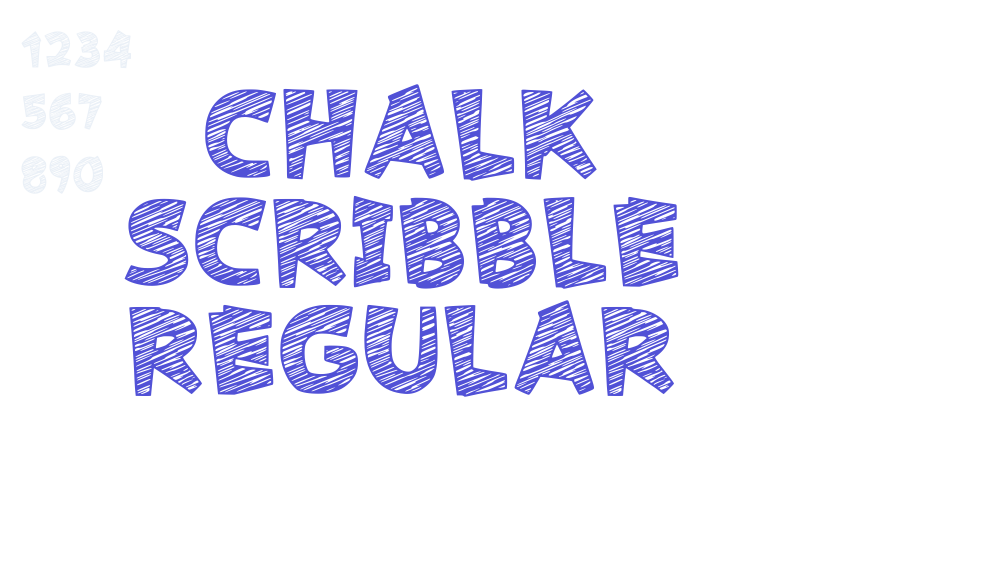 Chalk Scribble Regular-font-download