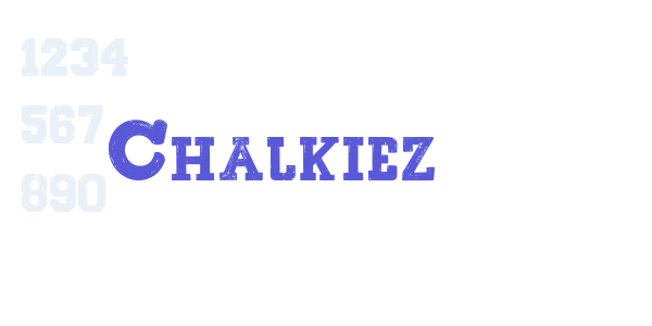 Chalkiez font free