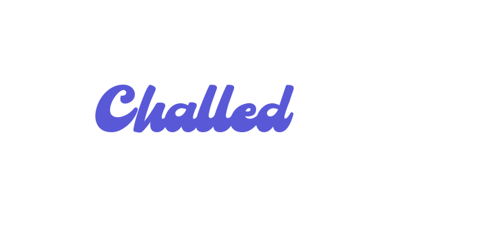 Challed Font