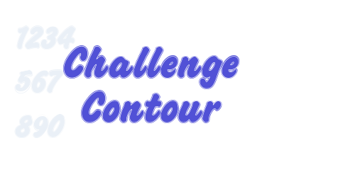 Challenge Contour-font-download