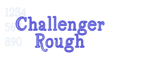 Challenger Rough font free