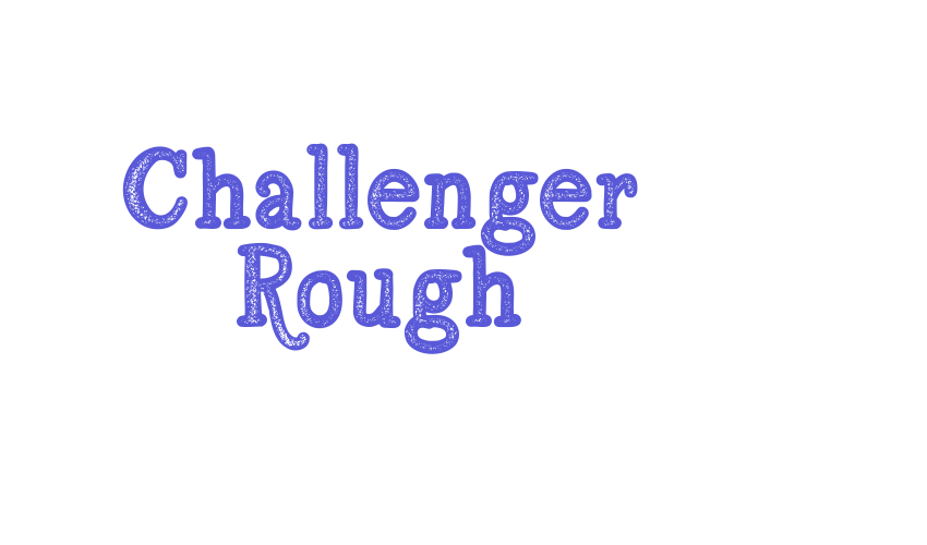 Challenger Rough Font Download