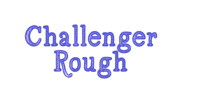 Challenger Rough Font Download