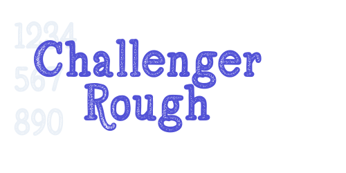 Challenger Rough-font-download