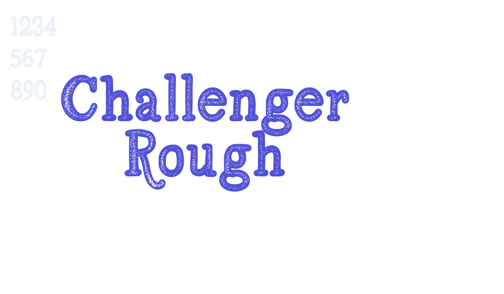 Challenger Rough-font-download