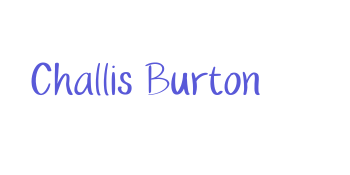 Challis Burton Font Download