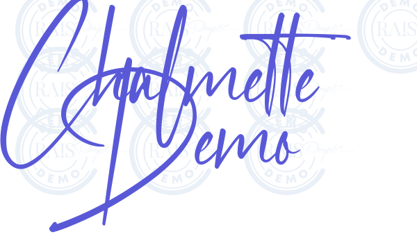 Chalmette Demo Font