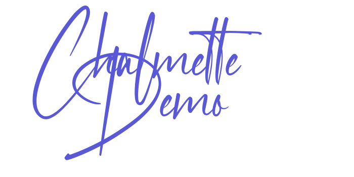 Chalmette Demo Font Download