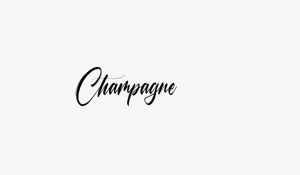 Champagne Font