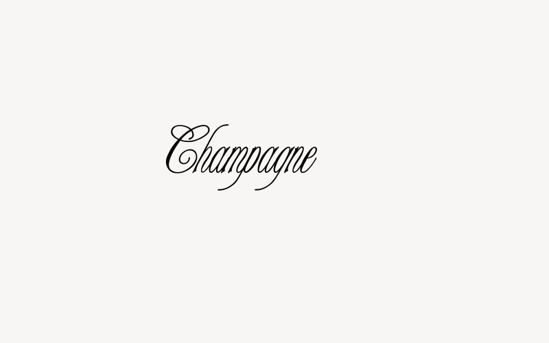 Champagne Font