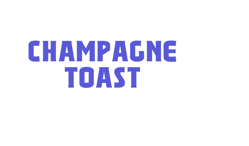 Champagne Toast Font Download