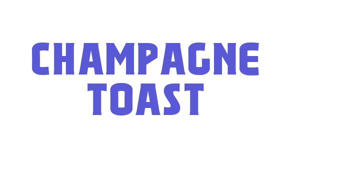 Champagne Toast Font Download