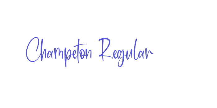 Champeton Regular Font Download