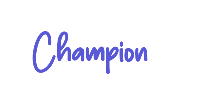 Champion Font